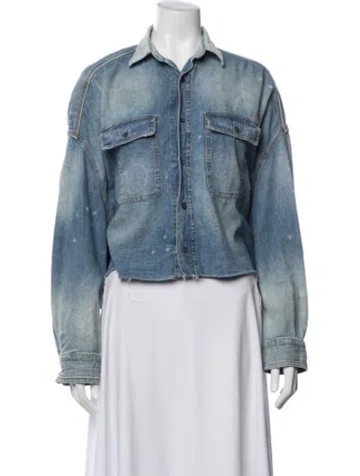 Pre-owned R13 Denim Jacket In Blue