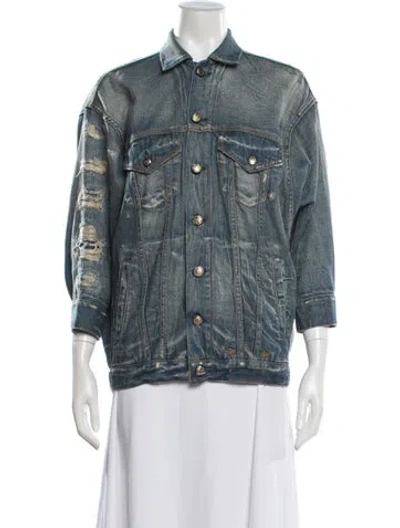 Pre-owned R13 Denim Jacket In Blue