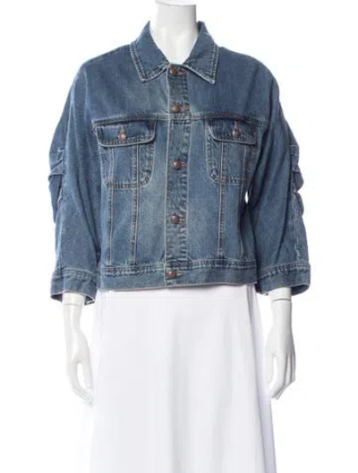 Pre-owned R13 Denim Jacket In Blue
