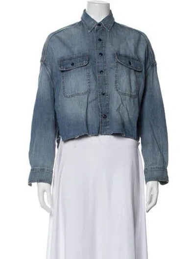 Pre-owned R13 Denim Jacket In Blue