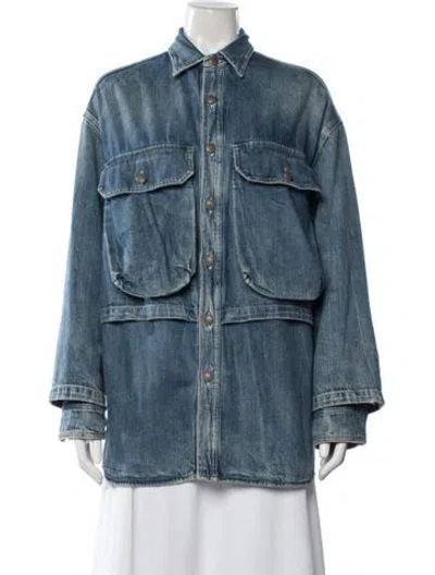 Pre-owned R13 Denim Jacket In Blue