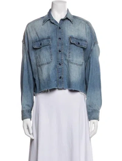 Pre-owned R13 Denim Jacket In Blue