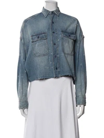 Pre-owned R13 Denim Jacket In Blue