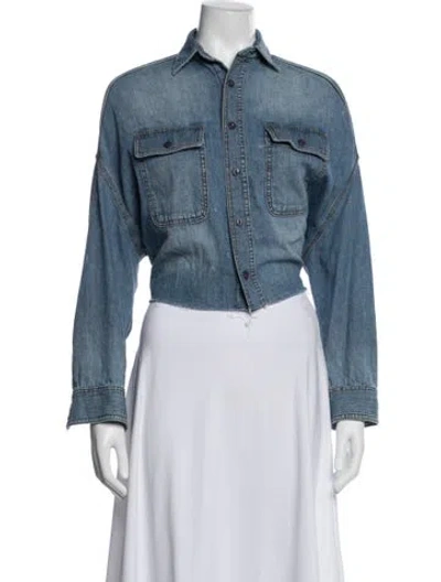 Pre-owned R13 Denim Jacket In Blue