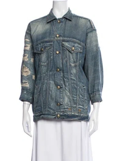 Pre-owned R13 Denim Jacket In Blue