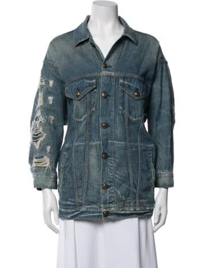 Pre-owned R13 Denim Jacket In Blue