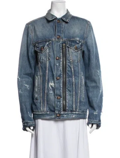 Pre-owned R13 Denim Jacket In Blue
