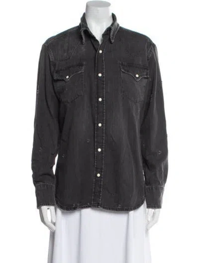 Pre-owned R13 Denim Jacket In Gray