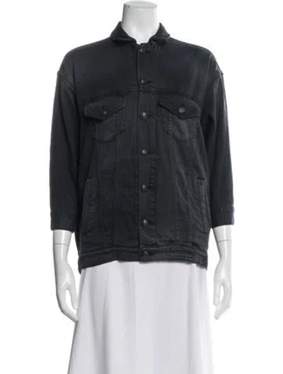 Pre-owned R13 Denim Jacket In Gray