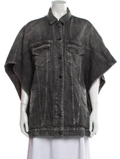 Pre-owned R13 Denim Jacket In Gray