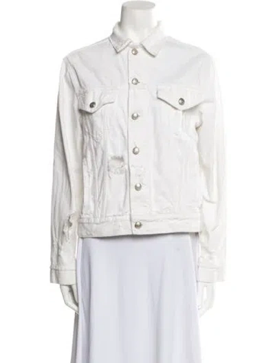 Pre-owned R13 Denim Jacket In White