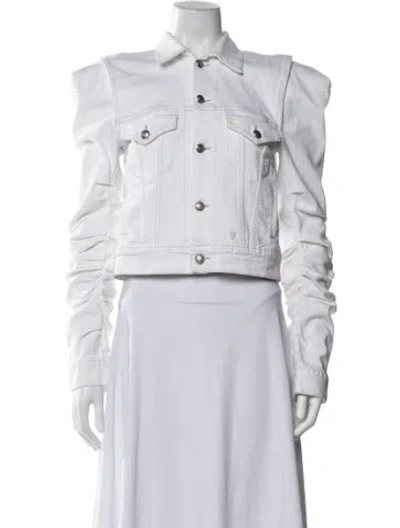 Pre-owned R13 Denim Jacket In White
