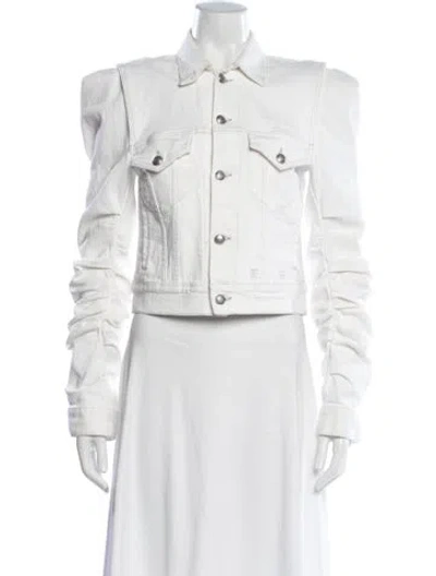 Pre-owned R13 Denim Jacket In White