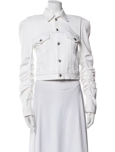 Pre-owned R13 Denim Jacket In White