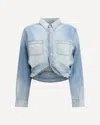 R13 Denim Shirt In Blue