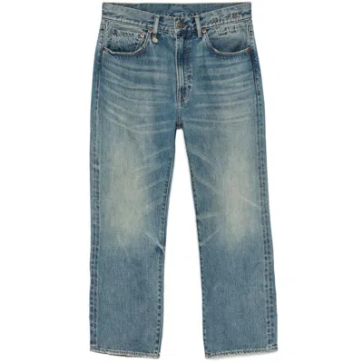 R13 Denim Tapered Jeans In Blue