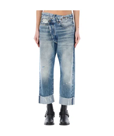 R13 Denim Trousers In Blue