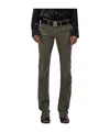 R13 Denim Trousers With Belt Loops In Black