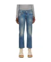 R13 Denim Trousers With Boy Logo In Blue