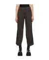 R13 Denim Trousers With Tina Logo In Black