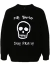 R13 Die Young Boyfriend Sweater In Black