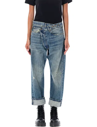 R13 DISTRESSED JEANS