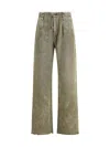 R13 Double Pleat Sweatpants In Black