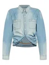 R13 Double-pocket Denim Shirt