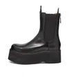 R13 Double Stack Platform Boots In Black