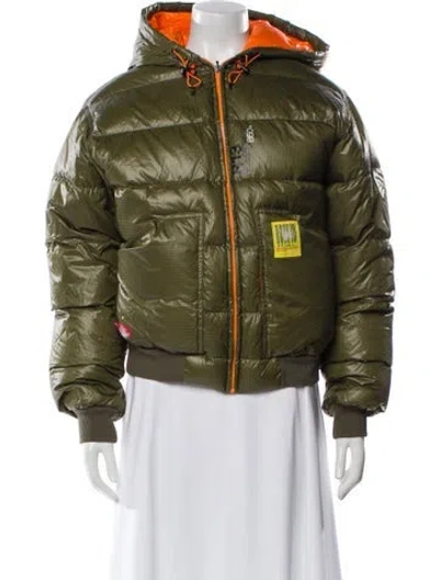 Pre-owned R13 Down Jacket In Green
