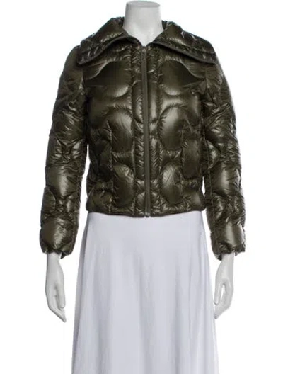 Pre-owned R13 Down Jacket In Green