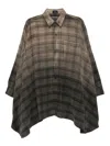 R13 Draped Cotton Shirt In Multi