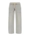R13 Drawstring Panel Track Pants In Gray
