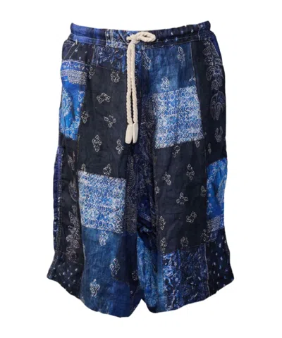 R13 Drawstring Shorts In Blue