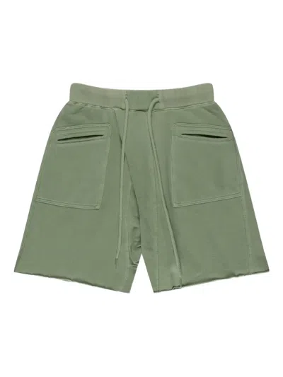 R13 Drawstring-waistband Shorts In Green