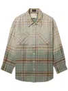 R13 Drop-shoulder Work Shirt In Green