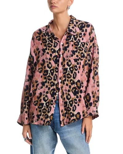 R13 Drop Neck Shirt In Multi
