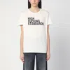 R13 'high Fucking Standards' Print T-shirt In Beige