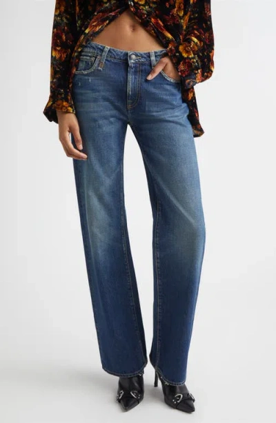 R13 Effie Bootcut Jeans In Blue