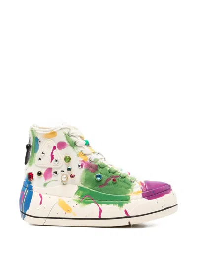 R13 Embellished Sneakers In Multi