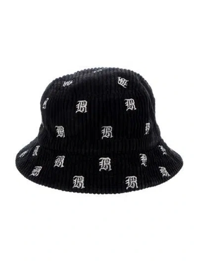 Pre-owned R13 Embroidered Bucket Hat In Black