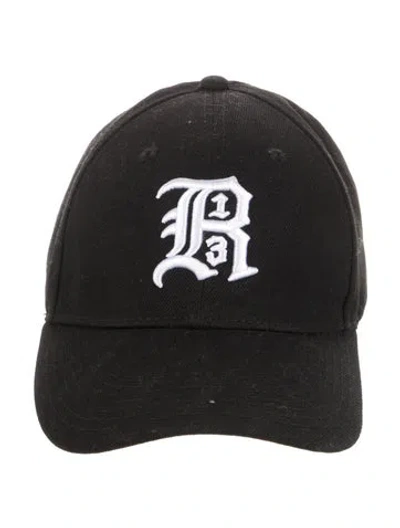 Pre-owned R13 Embroidered Logo Baseball Cap In Black