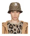 R13 Embroidered-logo Detail Bucket Hat In Brown