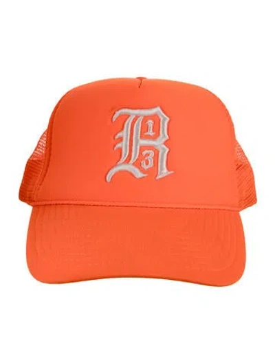 Pre-owned R13 Embroidered Trucker Hat In Orange