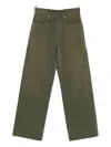R13 Five-pocket Jeans In Green