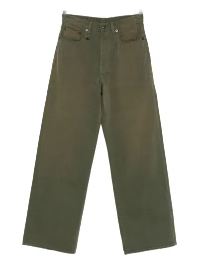 R13 Five-pocket Jeans In Green