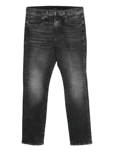 R13 Five-pockets Jeans In Black
