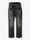 R13 Crossover Five-pocket Jeans In Black