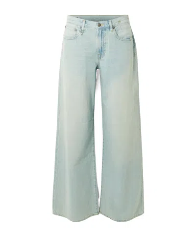 R13 Flared Jeans In Blue