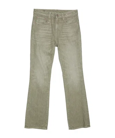 R13 Flared Jeans In Gray